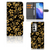 OPPO Find X3 Neo 5G Hoesje Gouden Bloemen