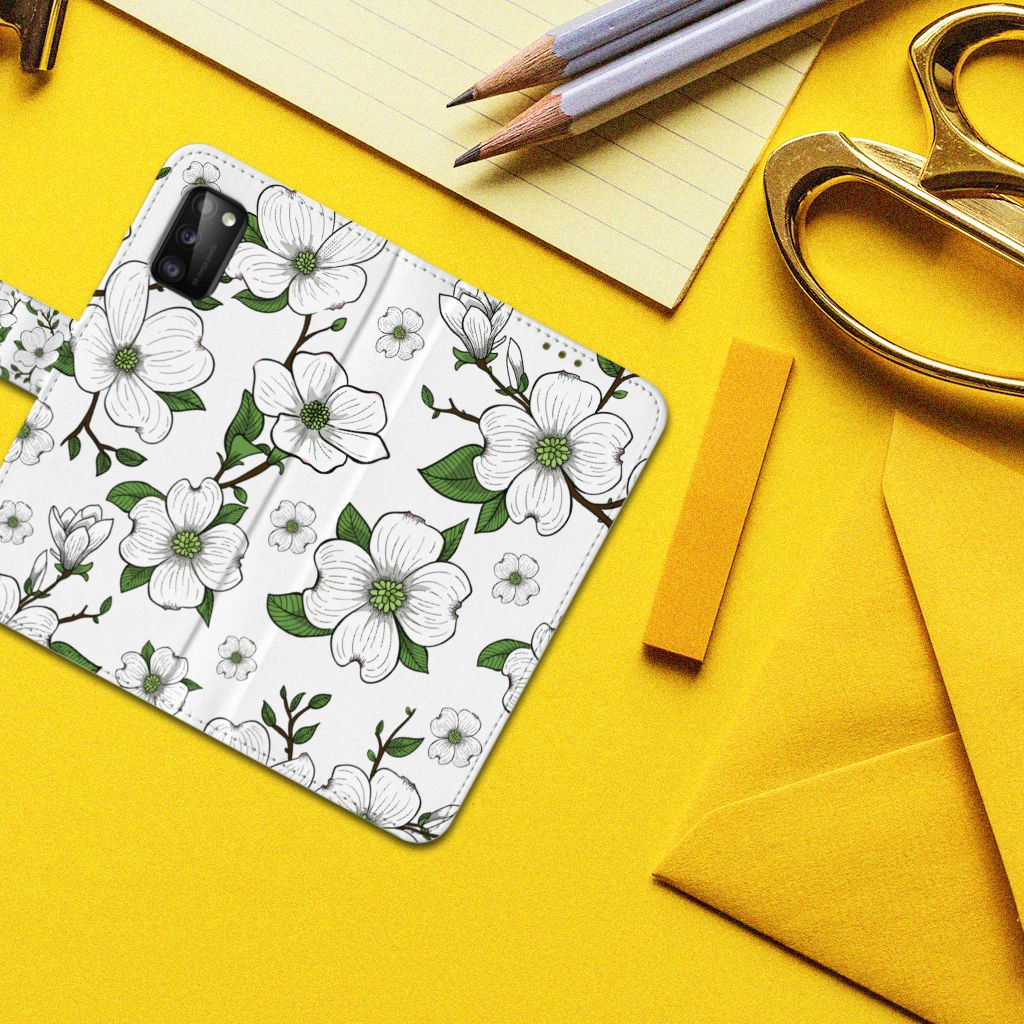 Samsung Galaxy A41 Hoesje Dogwood Flowers