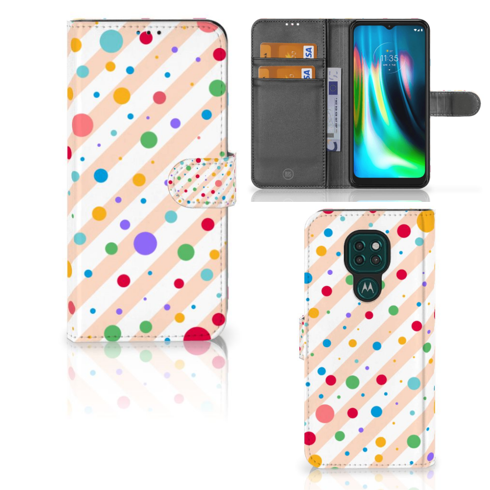 Motorola Moto G9 Play | E7 Plus Telefoon Hoesje Dots