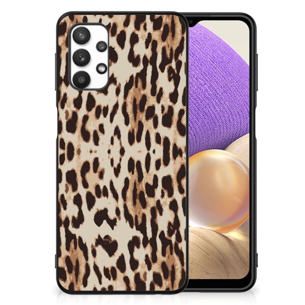 Samsung Galaxy A32 5G Dierenprint Telefoonhoesje Leopard