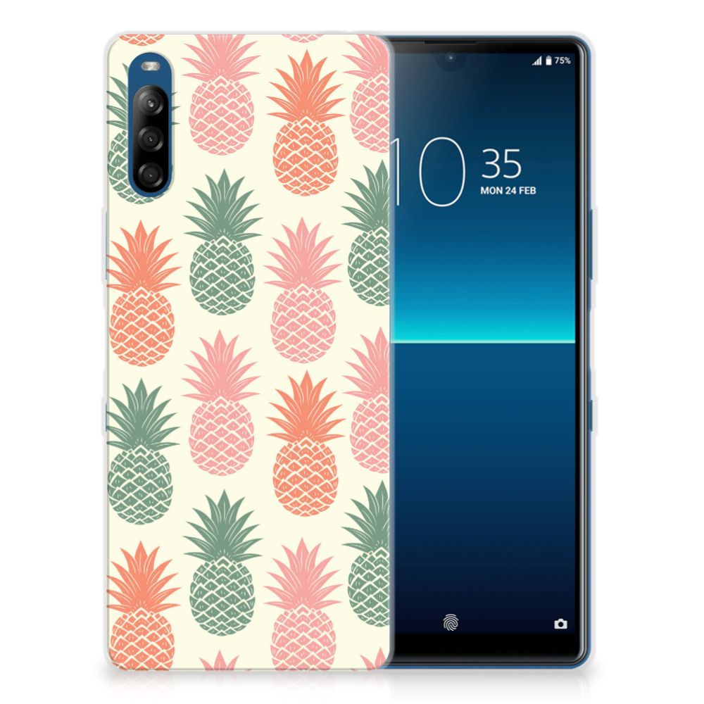 Sony Xperia L4 Siliconen Case Ananas