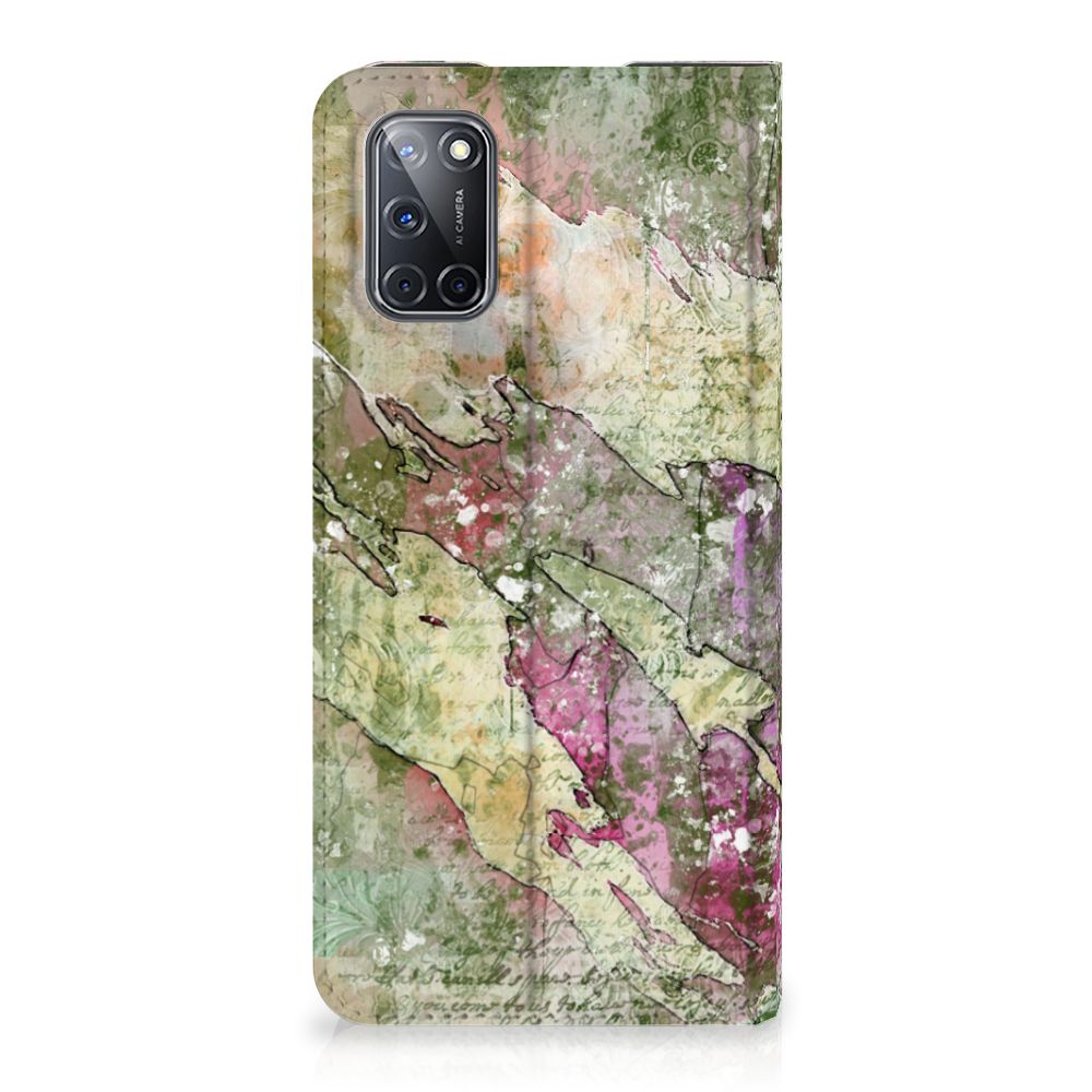 Bookcase OPPO A52 | A72 Letter Painting - B2C Telecom
