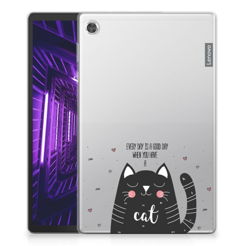 Lenovo Tab M10 Plus Tablet Back Cover Cat Good Day