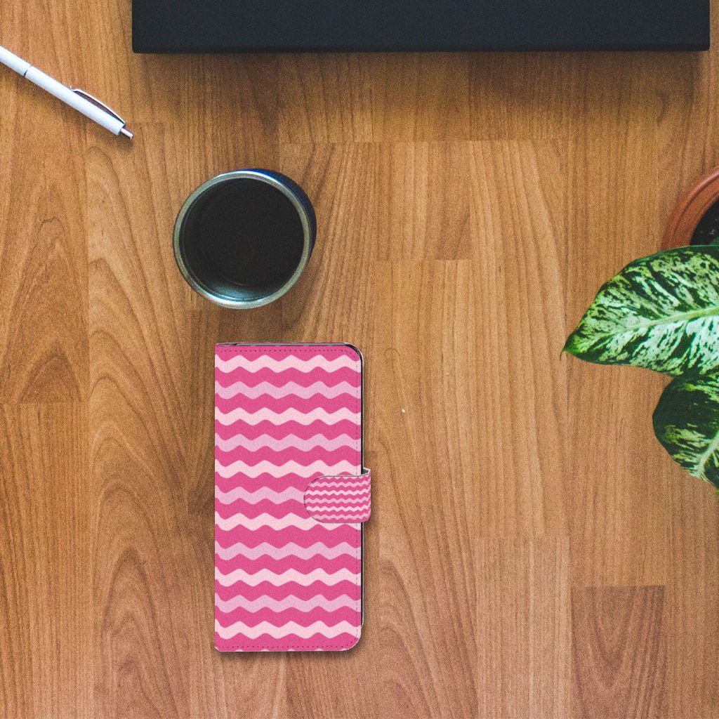 Nokia 7.2 | Nokia 6.2 Telefoon Hoesje Waves Pink
