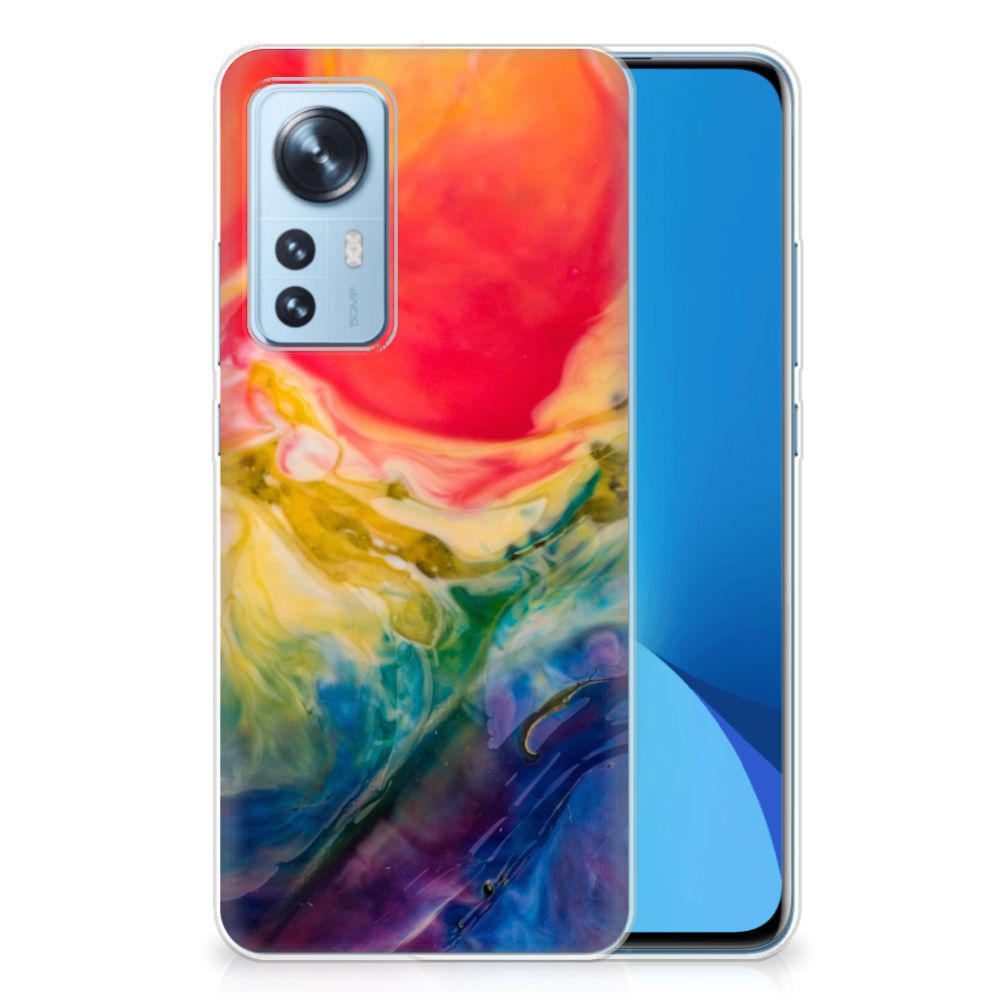 Hoesje maken Xiaomi 12 | 12X Watercolor Dark B2C Telecom