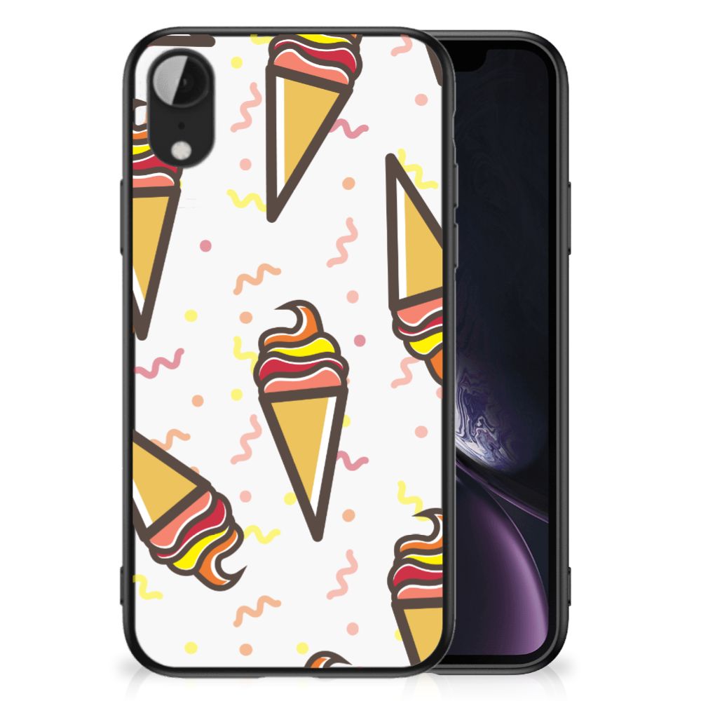 Apple iPhone XR Back Cover Hoesje Icecream