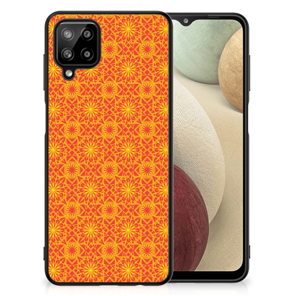 Samsung Galaxy A12 Back Case Batik Oranje B2C Telecom