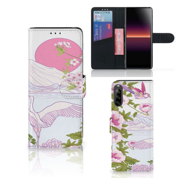 Sony Xperia L4 Telefoonhoesje met Pasjes Bird Standing