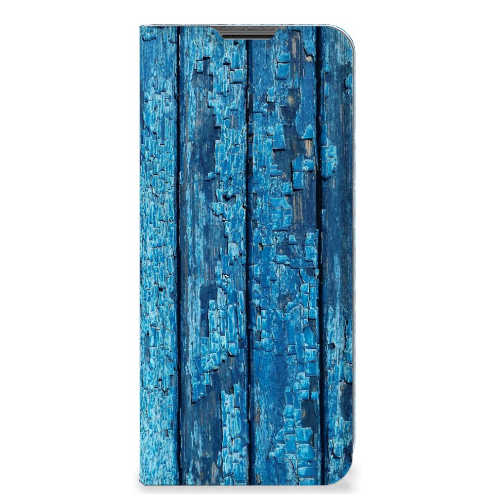Nokia G50 Book Wallet Case Wood Blue - B2C Telecom