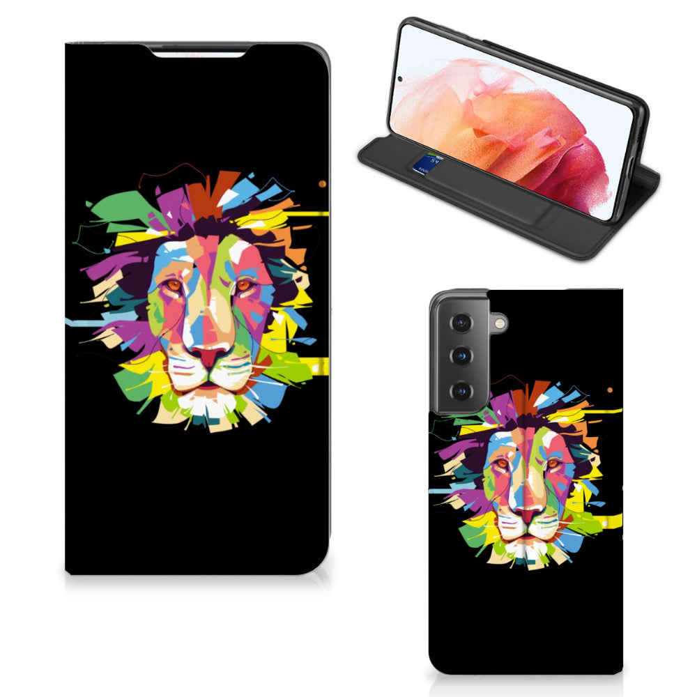 Samsung Galaxy S21 Magnet Case Lion Color