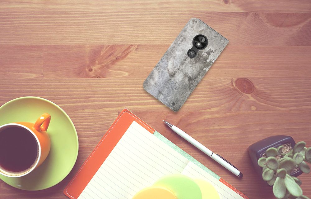 Motorola Moto E5 Play Standcase Beton Print
