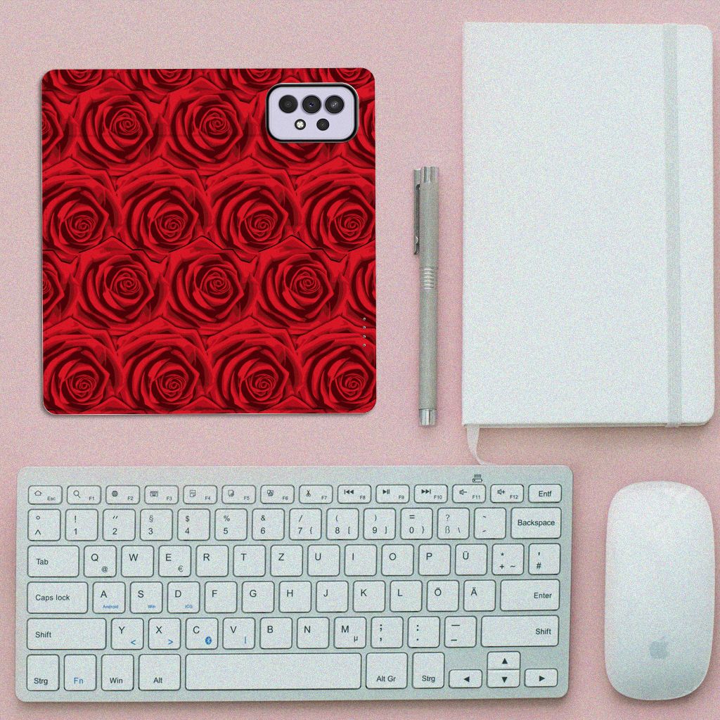 Samsung Galaxy A33 5G Smart Cover Red Roses - B2C Telecom