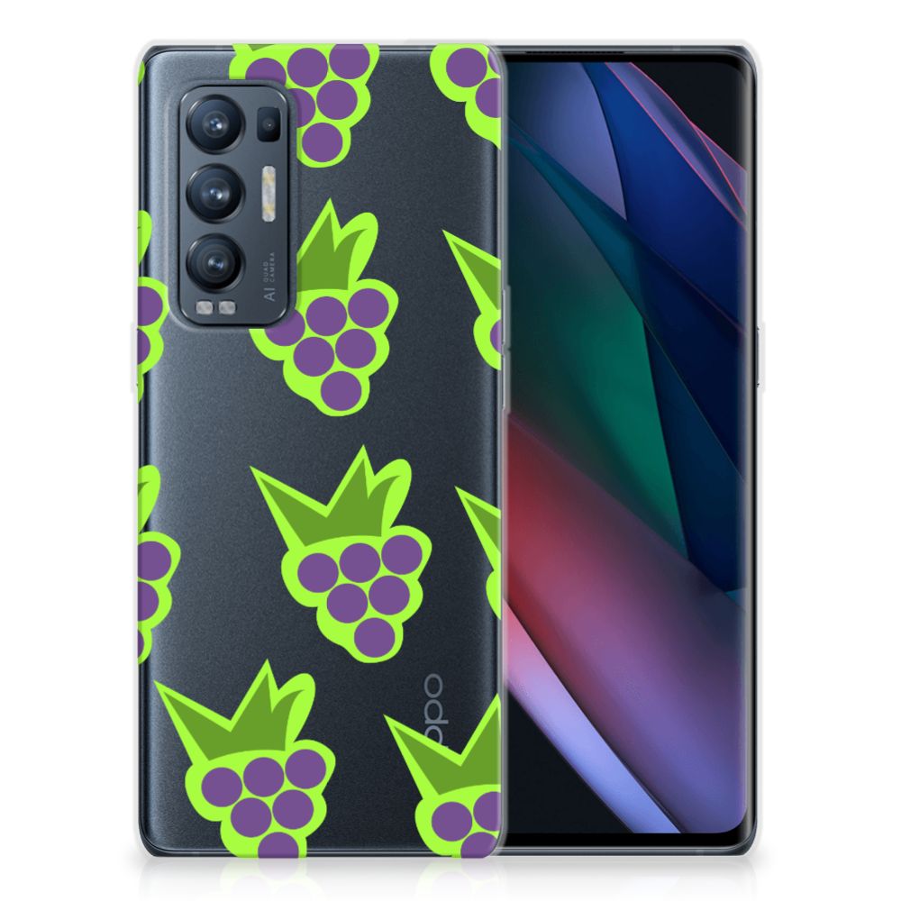 OPPO Find X3 Neo Siliconen Case Druiven B2C Telecom