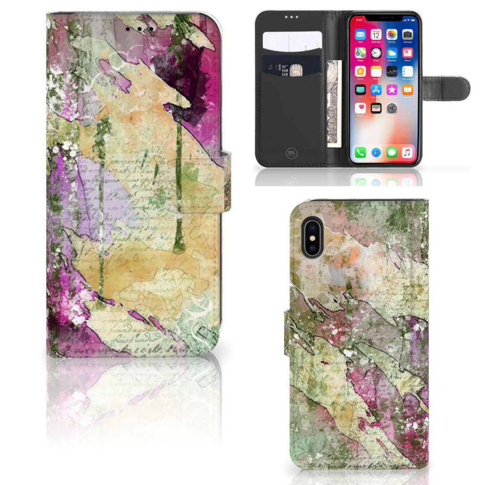 Hoesje Apple iPhone Xs Max Letter Painting
