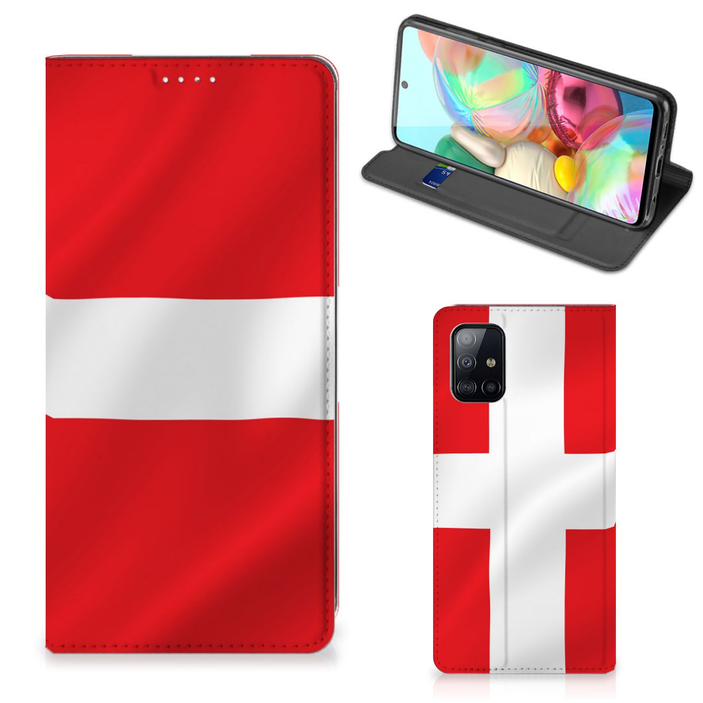 Samsung Galaxy A71 Standcase Denemarken - B2C Telecom