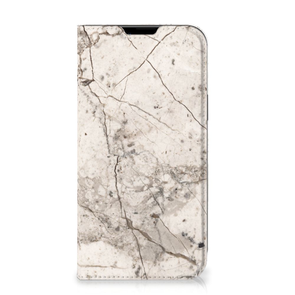 iPhone 14 Plus Standcase Marmer Beige