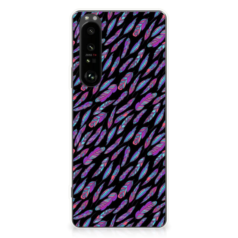 Sony Xperia 1 III TPU bumper Feathers Color B2C Telecom