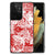 Telefoonhoesje Samsung Galaxy S21 Ultra Angel Skull Rood B2C Telecom