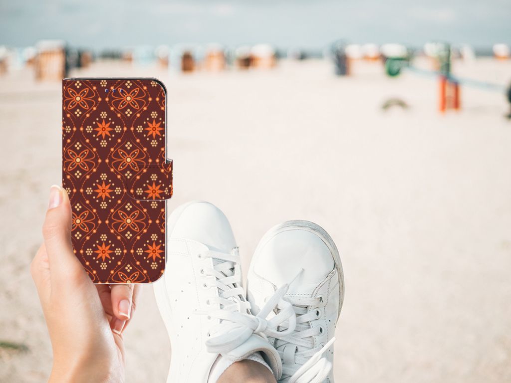 Samsung Galaxy S10e Telefoon Hoesje Batik Brown