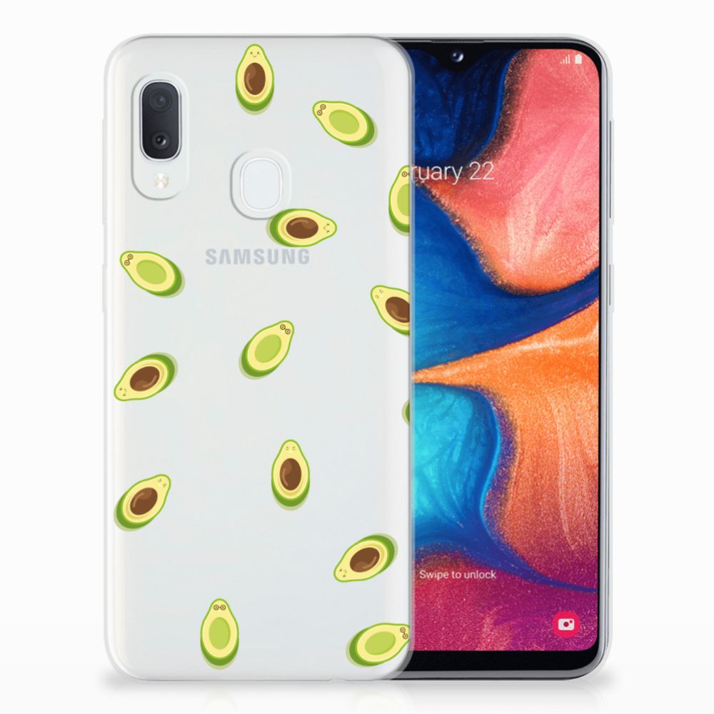 Samsung Galaxy A20e Siliconen Case Avocado
