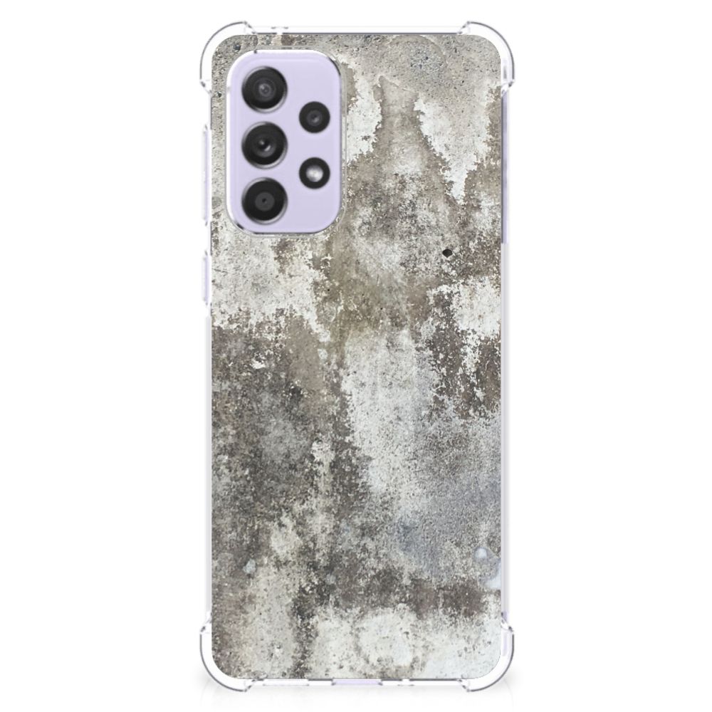 Samsung Galaxy A33 Anti-Shock Hoesje Beton Print B2C Telecom