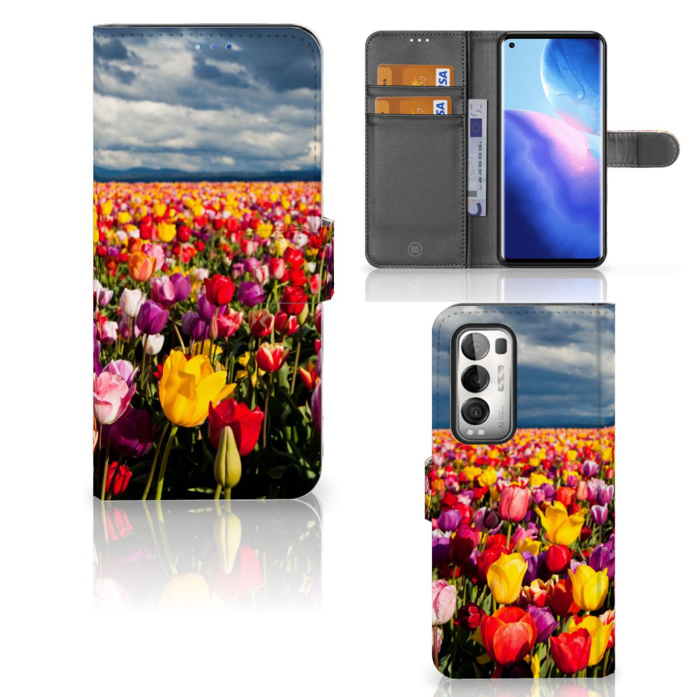 OPPO Find X3 Neo 5G Hoesje Tulpen
