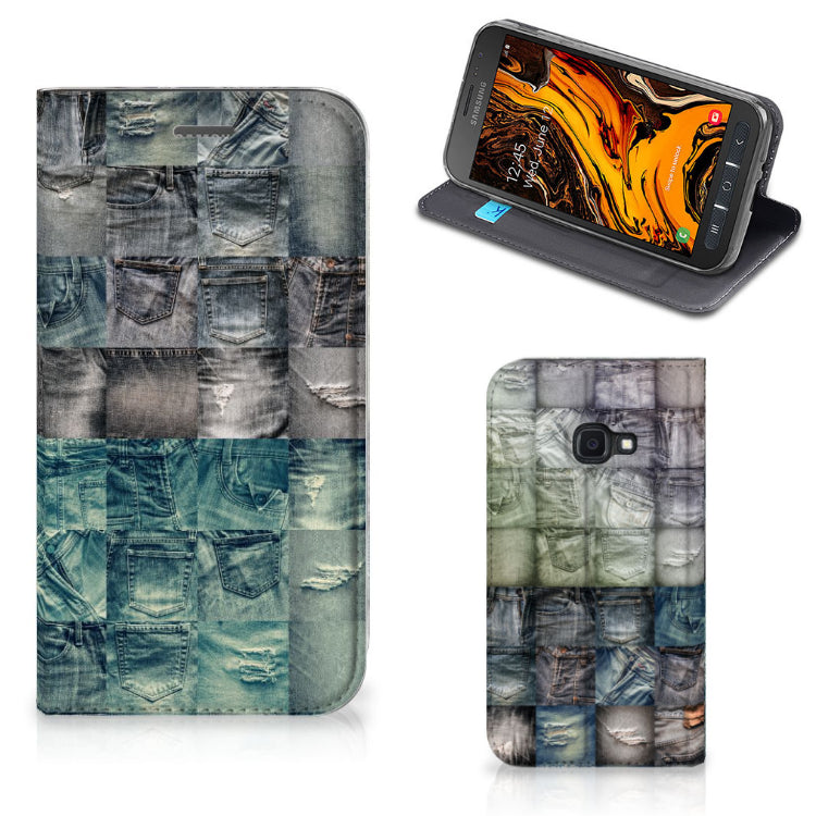Hippe Standcase Samsung Galaxy Xcover 4s Spijkerbroeken