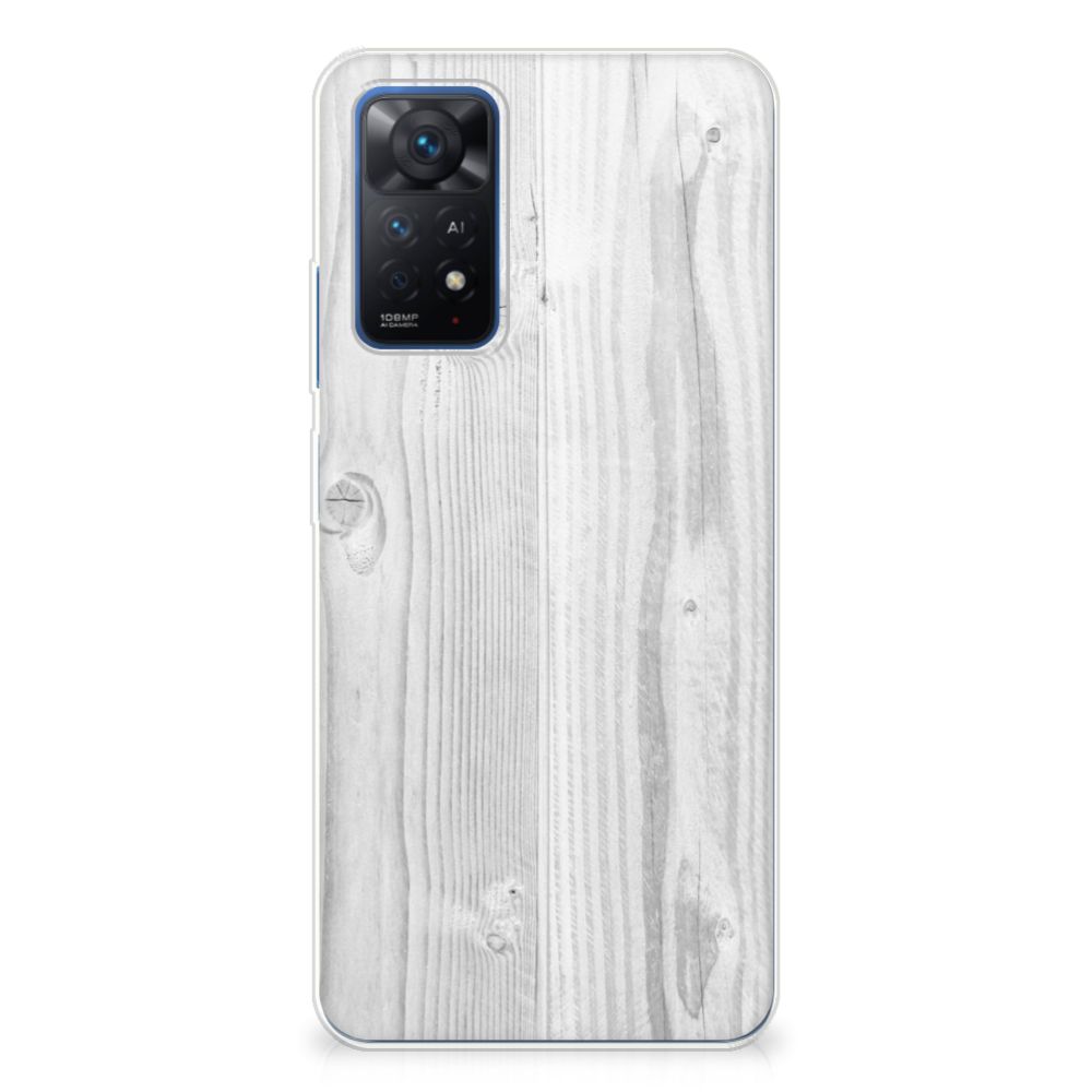 Xiaomi Redmi Note 11 Pro 5G Bumper Hoesje White Wood