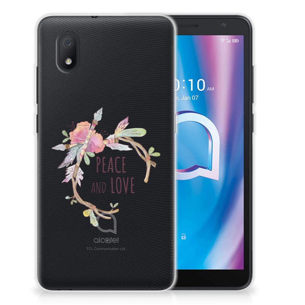 Alcatel 1B (2020) Telefoonhoesje met Naam Boho Text B2C Telecom