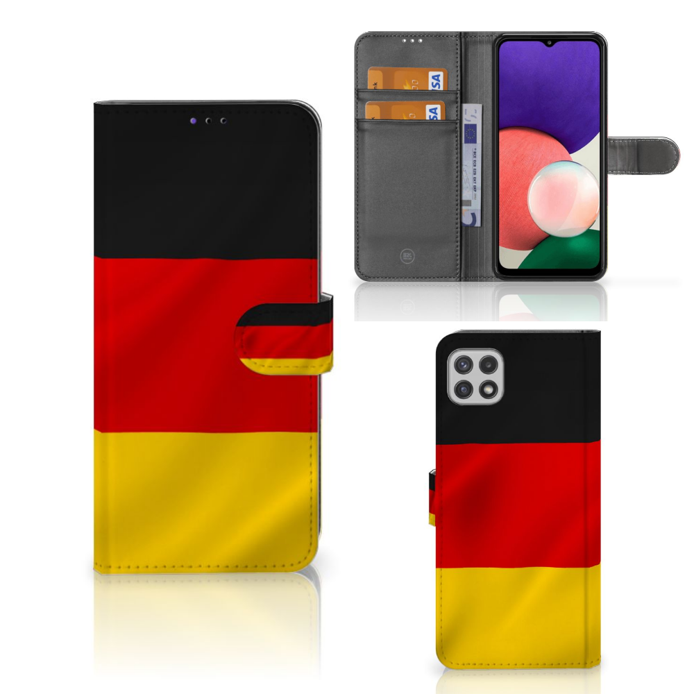 Samsung Galaxy A22 5G Bookstyle Case Duitsland