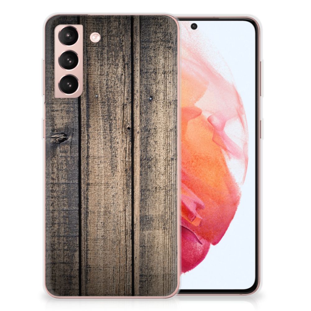 Samsung Galaxy S21 Bumper Hoesje Steigerhout