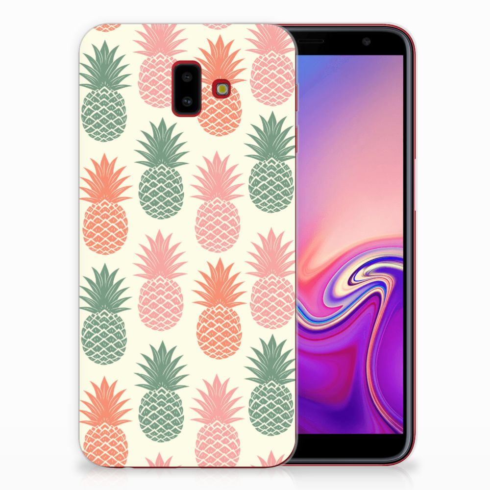Samsung Galaxy J6 Plus (2018) Siliconen Case Ananas