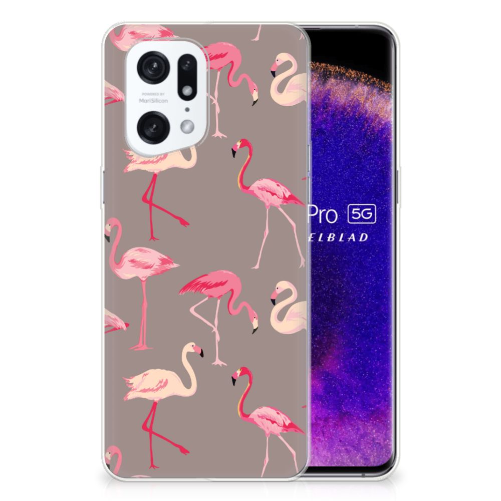 OPPO Find X5 Pro TPU Hoesje Flamingo B2C Telecom