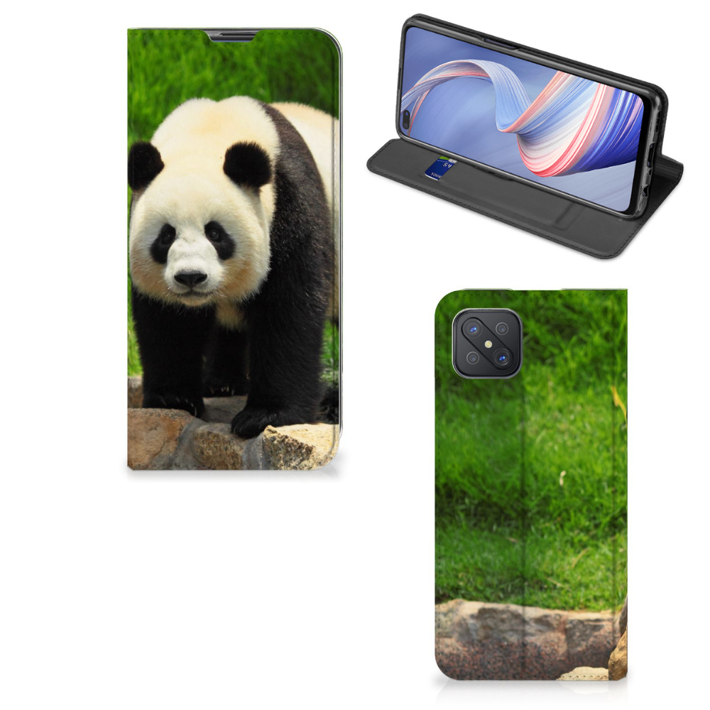 OPPO Reno4 Z 5G Hoesje maken Panda - B2C Telecom
