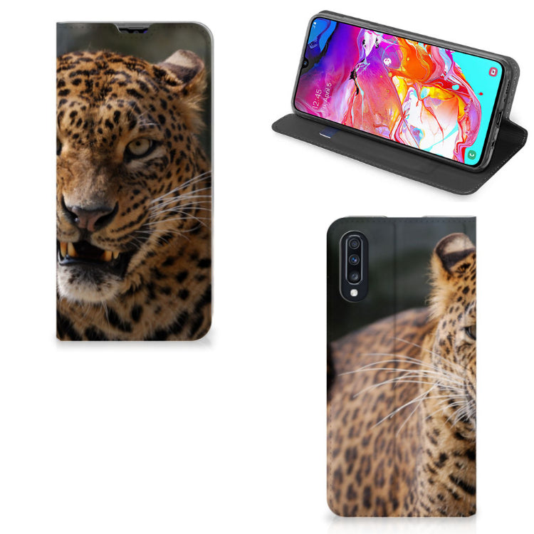 Samsung Galaxy A70 Hoesje maken Luipaard