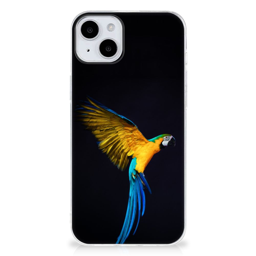 iPhone 15 TPU Hoesje Papegaai