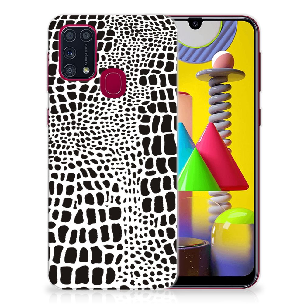 Samsung Galaxy M31 TPU Hoesje Slangenprint B2C Telecom