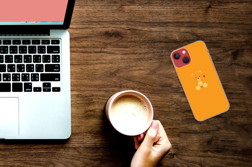 Apple iPhone 13 Telefoonhoesje met Naam Baby Beer B2C Telecom