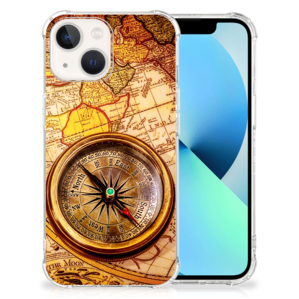iPhone 13 Telefoonhoesje met valbescherming Kompas