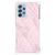 Samsung Galaxy A73 Anti-Shock Hoesje Marble Pink - Origineel Cadeau Vriendin B2C Telecom
