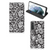Samsung Galaxy S21 FE Smart Cover Black Flowers - B2C Telecom