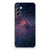 Samsung Galaxy A14 5G TPU Hoesje Stars met kleurrijk glitterachtig design op een zwarte achtergrond.