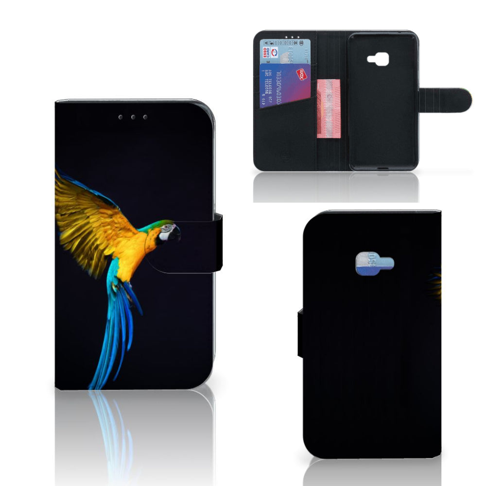 Samsung Galaxy Xcover 4 | Xcover 4s Telefoonhoesje met Pasjes Papegaai
