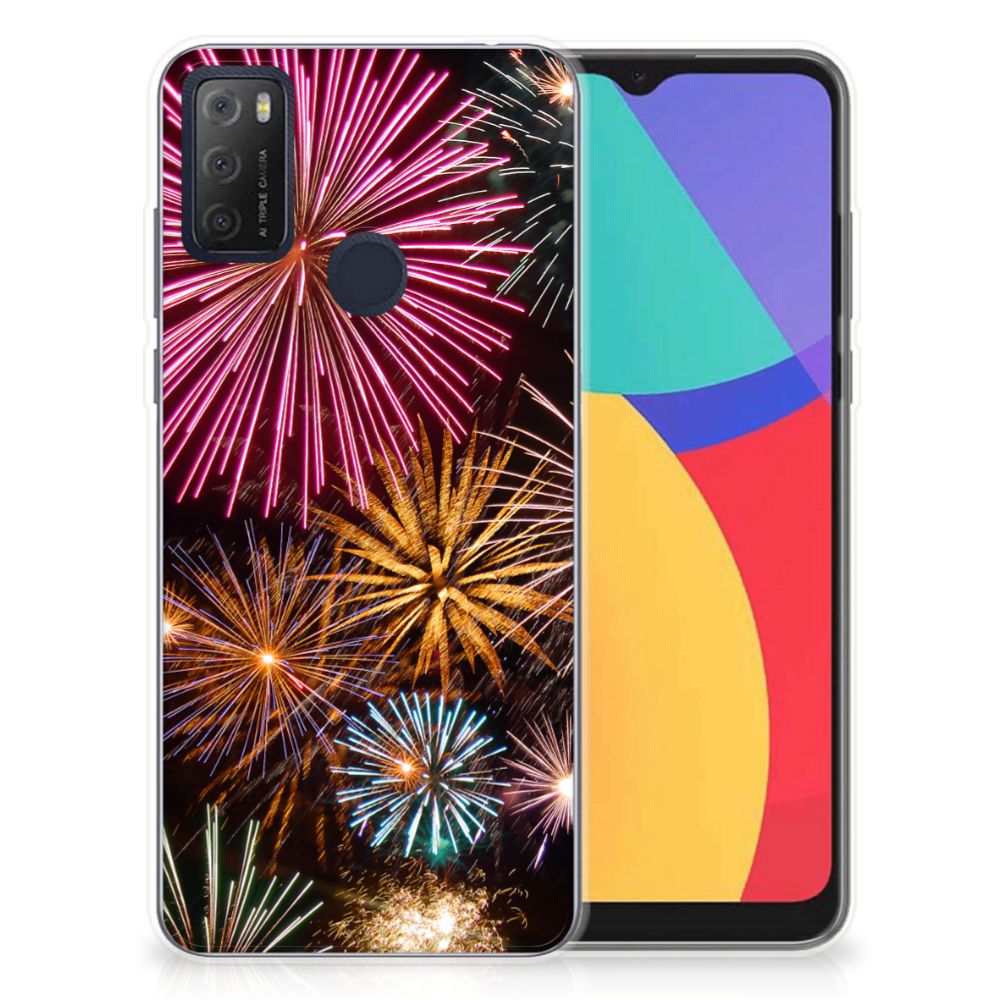 Alcatel 1S (2021) Silicone Back Cover Vuurwerk B2C Telecom