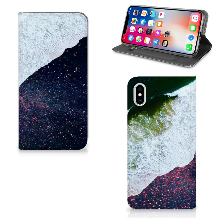 Apple iPhone Xs Max Stand Case Sea in Space