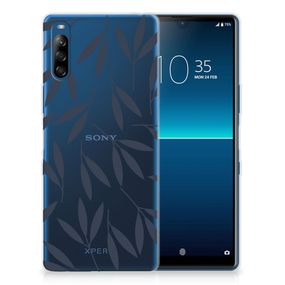 Sony Xperia L4 TPU Case Leaves Blue