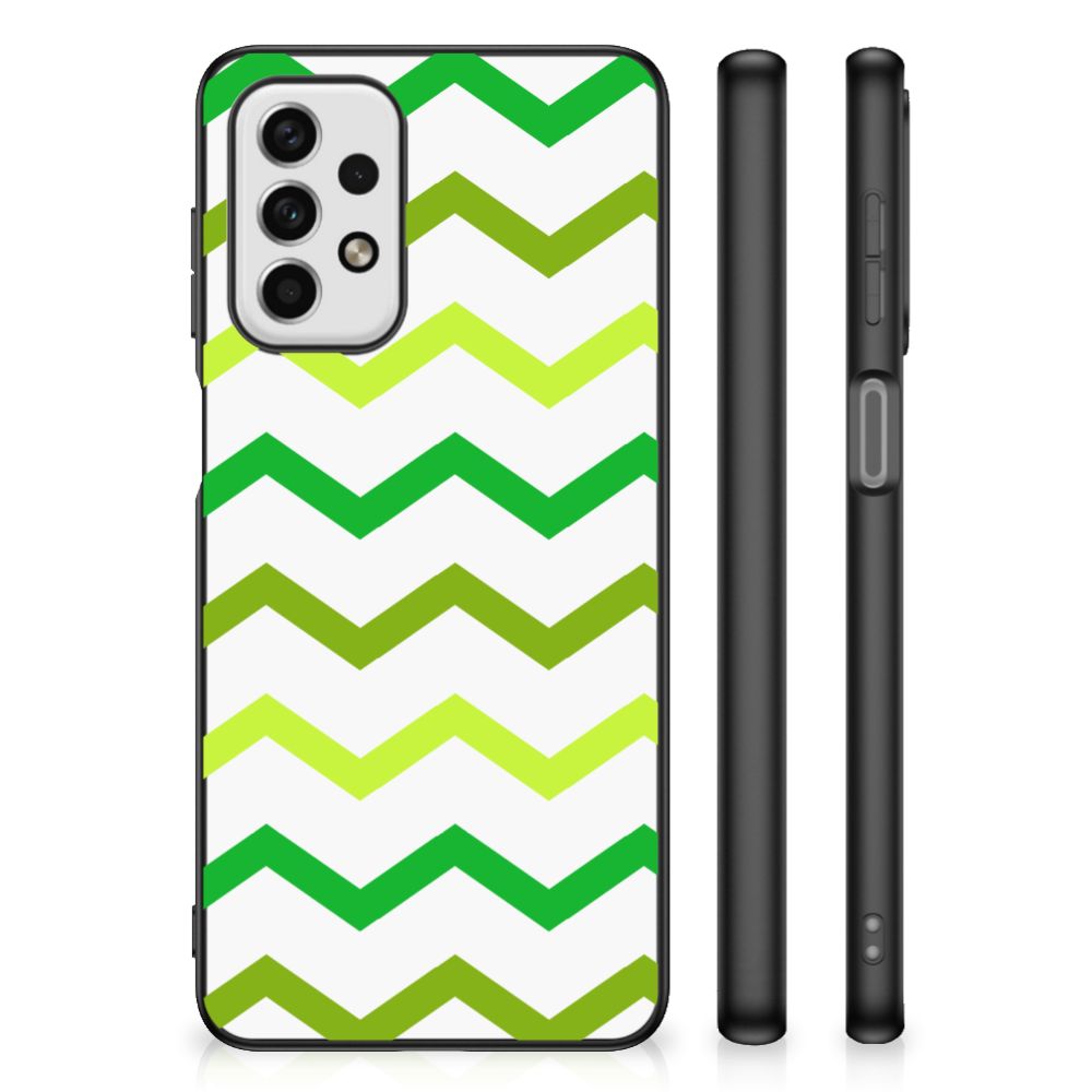 Samsung Galaxy A23 Back Case Zigzag Groen B2C Telecom