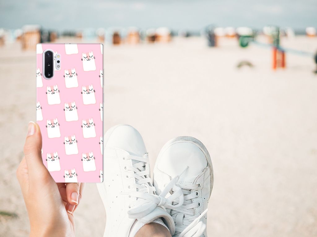 Samsung Galaxy Note 10 Plus TPU Hoesje Sleeping Cats