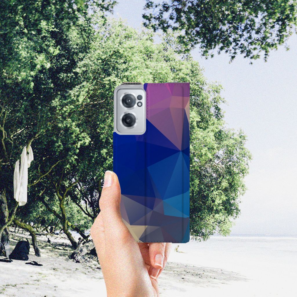 OnePlus Nord CE 2 5G Stand Case Polygon Dark - B2C Telecom