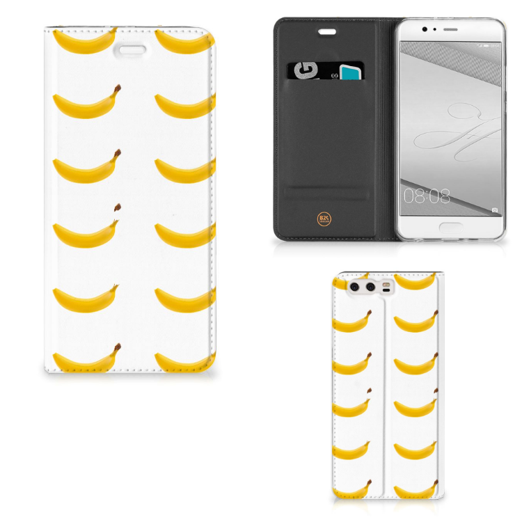 Huawei P10 Plus Flip Style Cover Banana